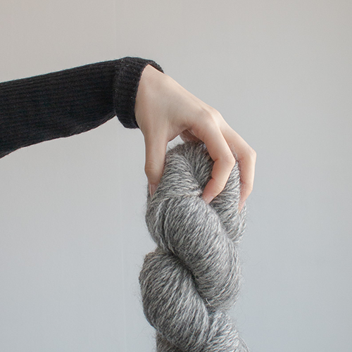 Seeknit yarn Macio 【Mix Gray】